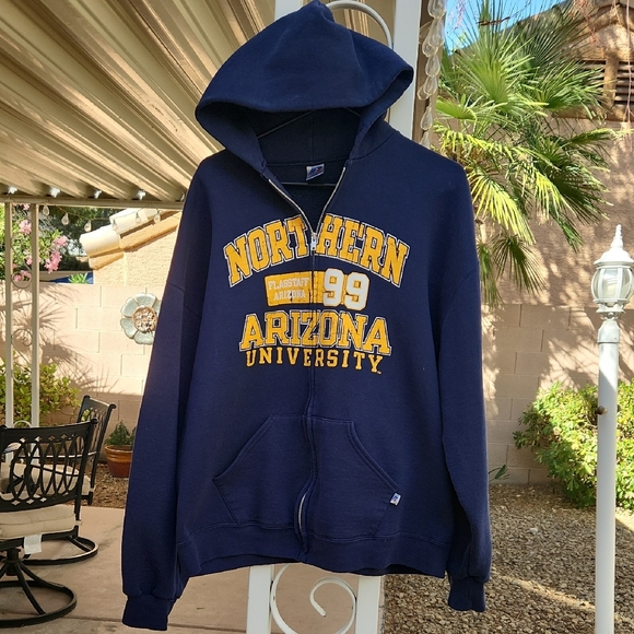 Northern Arizona University Hoodie Russell Athletics Mens XL - Picture 1 of 5